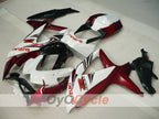 Verkleidungssatz für Einspritzermodelle der GSX R750 08-10 - Weinrot, Weiß - Werksstil #OYO87905437