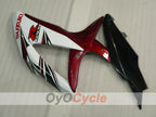 Verkleidungssatz für Einspritzermodelle der GSX R750 08-10 - Weinrot, Weiß - Werksstil #OYO87905437