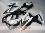 Spritzverkleidungssatz für 08-10 GSX R600 - Weiß, Schwarz - Werksstil #OYO87905394