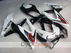 Verkleidungssatz für Einspritzermodelle der GSX R750 08-10 - Weiß, Schwarz - Werksstil #OYO87905438