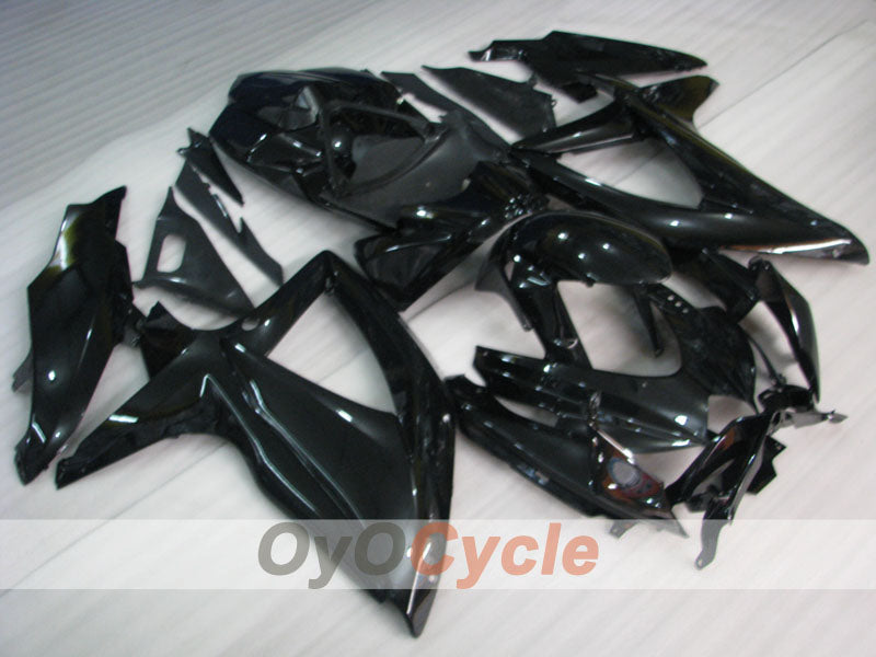 Verkleidungssatz für Einspritzmodelle für GSX R750 08-10 - Schwarz - Ohne Aufkleber/Dekor, Werksstil #OYO87905442