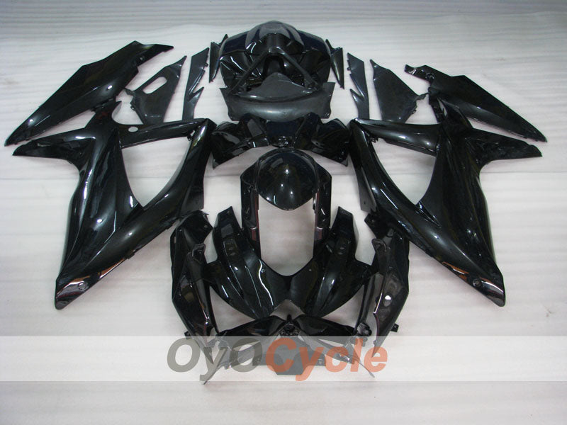 Verkleidungssatz für Einspritzmodelle für GSX R750 08-10 - Schwarz - Ohne Aufkleber/Dekor, Werksstil #OYO87905442