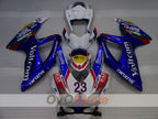 Verkleidungssatz für Einspritzmodelle für GSX R750 08-10 - Blau, Weiß - Voltcom #OYO87905443