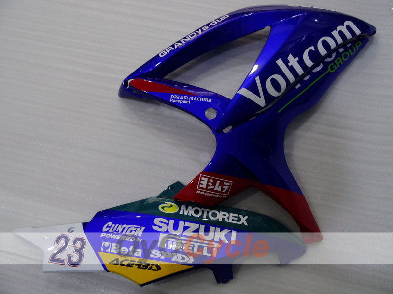 Verkleidungssatz für Einspritzmodelle für GSX R750 08-10 - Blau, Weiß - Voltcom #OYO87905443
