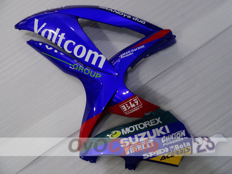 Verkleidungssatz für Einspritzmodelle für GSX R750 08-10 - Blau, Weiß - Voltcom #OYO87905443