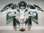 Verkleidungssatz für Einspritzmodelle für GSX R750 08-10 - Grün, Weiß - Corona #OYO87905445