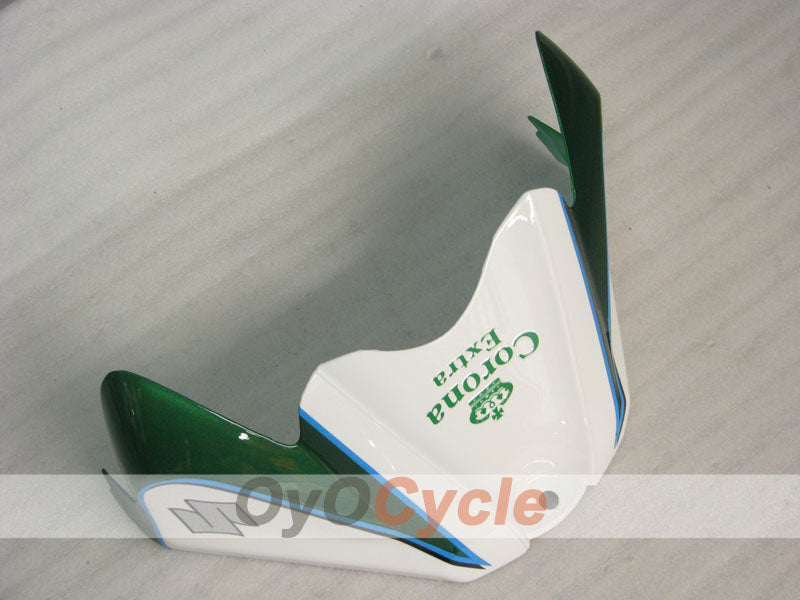 Verkleidungssatz für Einspritzmodelle für GSX R750 08-10 - Grün, Weiß - Corona #OYO87905445