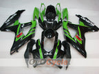 Verkleidungssatz für Einspritzmodelle für GSX R750 08-10 - Grün, Schwarz - Werksstil #OYO87905448