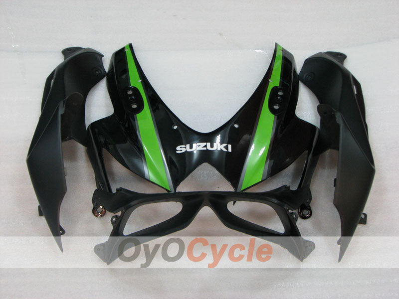 Verkleidungssatz für Einspritzmodelle für GSX R750 08-10 - Grün, Schwarz - Werksstil #OYO87905448