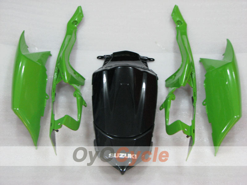 Verkleidungssatz für Einspritzmodelle für GSX R750 08-10 - Grün, Schwarz - Werksstil #OYO87905448