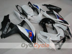 Verkleidungssatz für Einspritzmodelle für GSX R750 08-10 - Weiß, Schwarz - Werksstil #OYO87905450