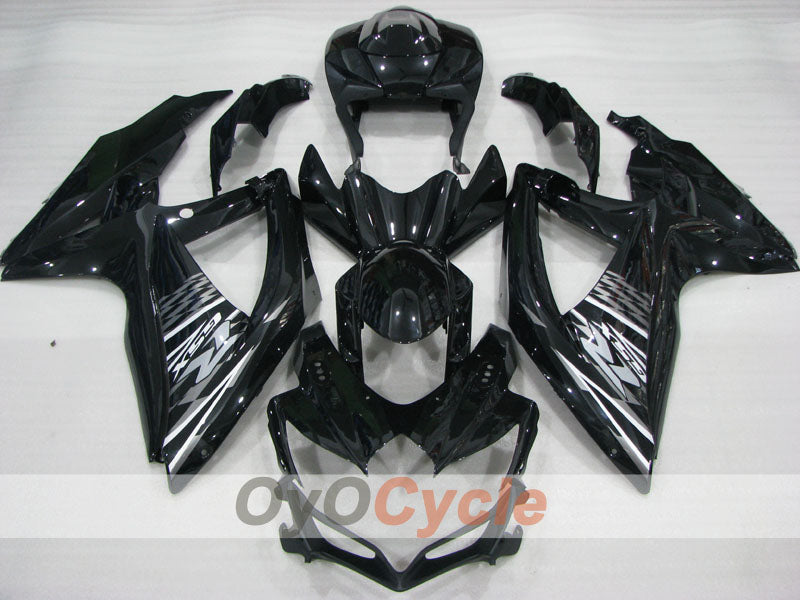 Verkleidungssatz für Einspritzmodelle für GSX R750 08-10 - Schwarz - Werksstil #OYO87905452