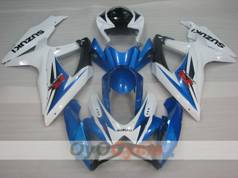 Verkleidungssatz für Einspritzmodelle 08-10 GSX R750 - Blau, Weiß - Werksdesign #OYO87905453 Zweitbild