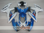Verkleidungssatz für Einspritzmodelle 08-10 GSX R750 - Blau, Weiß - Werksdesign #OYO87905453