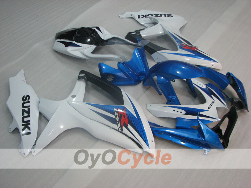 Verkleidungssatz für Einspritzmodelle 08-10 GSX R750 - Blau, Weiß - Werksdesign #OYO87905453 Hauptbild