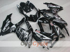 Verkleidungssatz für Einspritzmodelle 08-10 GSX R750 - Schwarz - Corona #OYO87905454