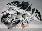 Verkleidungssatz für Einspritzmodelle 08-10 GSX R750 - Weiß, Schwarz - Corona #OYO87905455