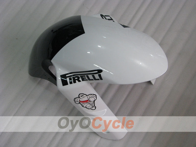 Verkleidungssatz für Einspritzmodelle 08-10 GSX R750 - Weiß, Schwarz - Corona #OYO87905455