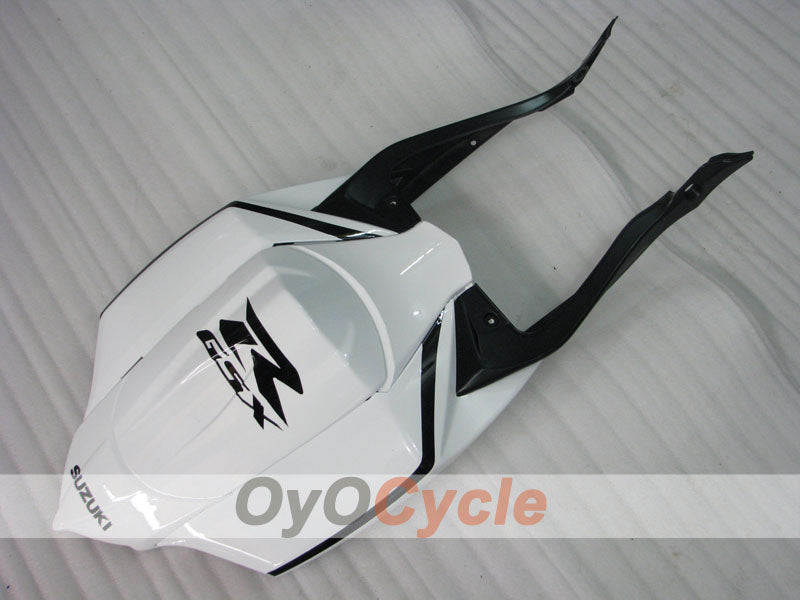 Verkleidungssatz für Einspritzmodelle 08-10 GSX R750 - Weiß, Schwarz - Corona #OYO87905455