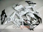 Verkleidungssatz für Einspritzmodelle 08-10 GSX R750 - Weiß, Schwarz - Corona #OYO87905456