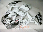 Verkleidungssatz für Einspritzmodelle 08-10 GSX R750 - Weiß, Schwarz - Corona #OYO87905456