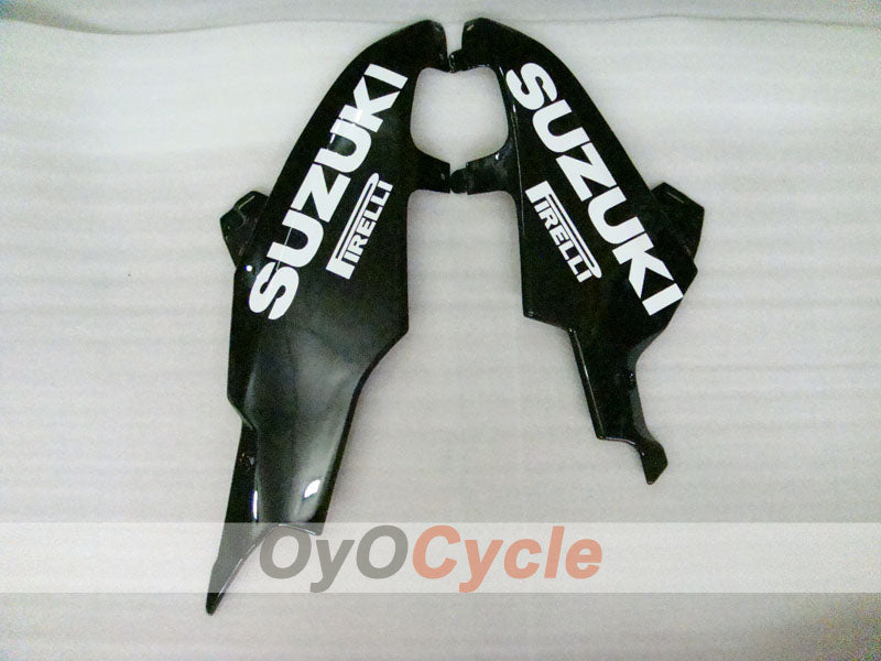 Verkleidungssatz für Einspritzmodelle 08-10 GSX R750 - Weiß, Schwarz - Corona #OYO87905456