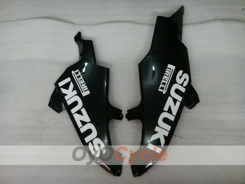 Verkleidungssatz für Einspritzmodelle 08-10 GSX R750 - Weiß, Schwarz - Corona #OYO87905457