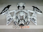 Verkleidungssatz für Einspritzmodelle 08-10 GSX R750 - Weiß, Schwarz - Corona #OYO87905457