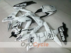 Verkleidungssatz für Einspritzmodelle 08-10 GSX R750 - Weiß, Schwarz - Corona #OYO87905457