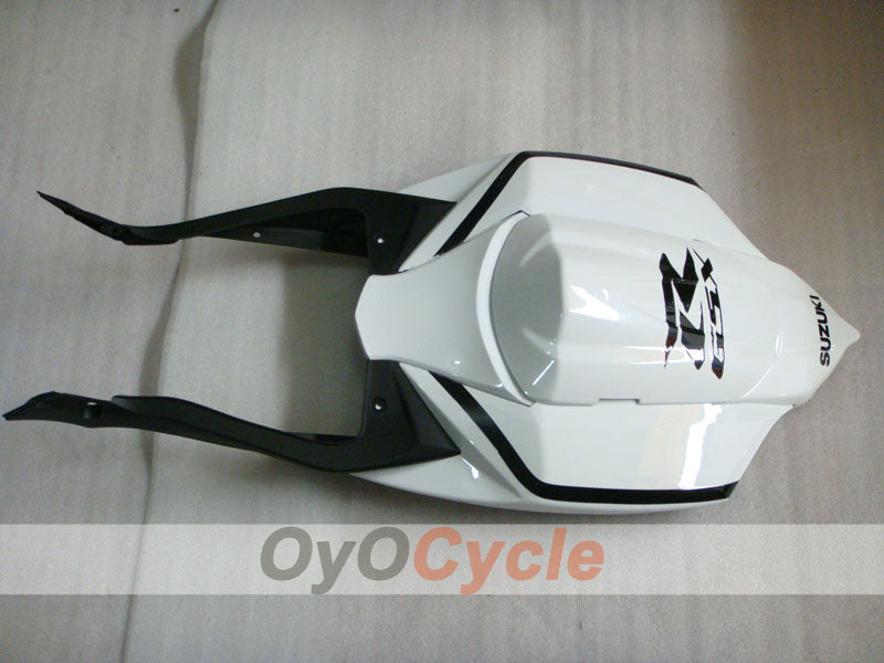 Verkleidungssatz für Einspritzmodelle 08-10 GSX R750 - Weiß, Schwarz - Corona #OYO87905457