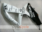 Verkleidungssatz für Einspritzmodelle 08-10 GSX R750 - Weiß, Schwarz - Corona #OYO87905457