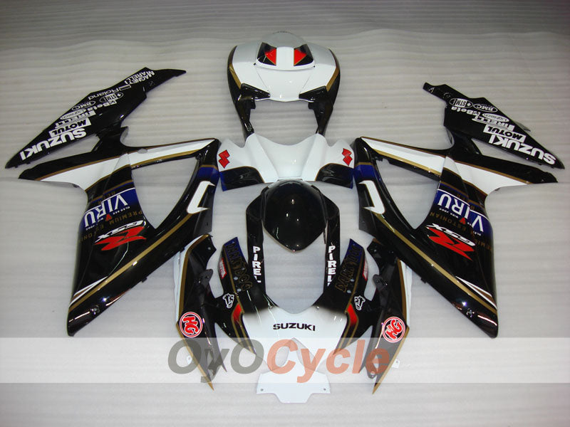 Verkleidungssatz für Einspritzmodelle 08-10 GSX R750 - Weiß, Schwarz - Rizla+ #OYO87905462 Zweitbild