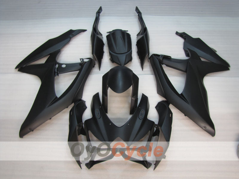 Verkleidungssatz für Einspritzermodelle der GSX R750 08-10 - Schwarz, Matt - Ohne Aufkleber / Dekor, Werksstil #OYO87905436 Zweitbild
