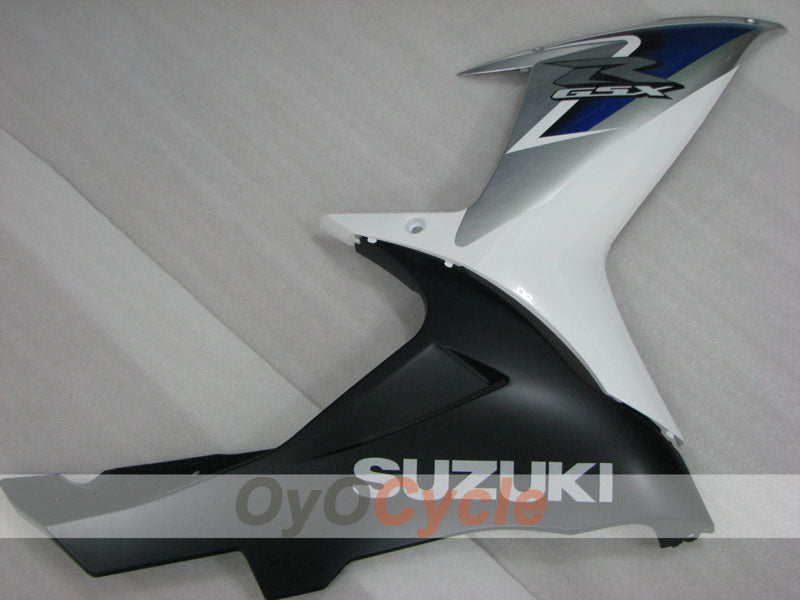 Einspritzverkleidungssatz für GSX R750 11-26 - Weiß, Silber - Werksstil #OYO87905490