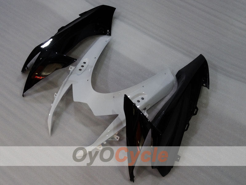 Einspritzverkleidungssatz für GSX R750 11-26 - Weiß, Schwarz - Werksstil #OYO87905491