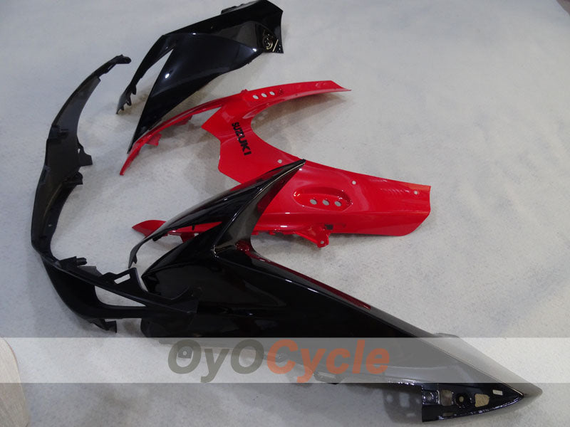 Einspritzverkleidungssatz für GSX R750 11-26 - Rot, Schwarz - Werksstil #OYO87905494