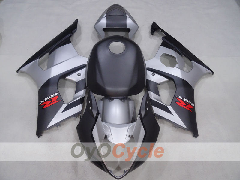 Einspritzverkleidungssatz für GSX R1000 03-04 - Schwarz, Grau, Matt - Werksstil #OYO87905495