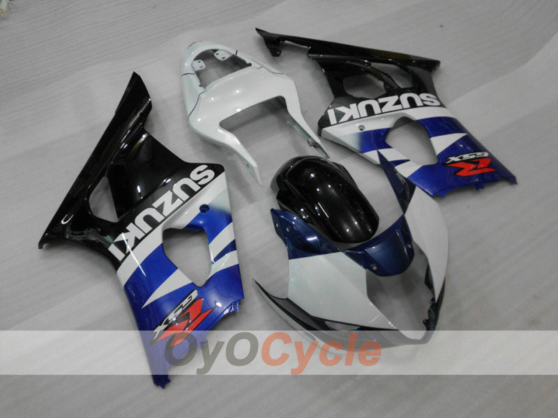 Einspritzverkleidungssatz für GSX R1000 03-04 - Blau, Weiß, Schwarz - Werksstil #OYO87905496 Hauptbild
