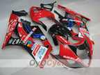 Einspritzverkleidungssatz für GSX R1000 03-04 - Rot, Schwarz - YOSHIMURA #OYO87905497