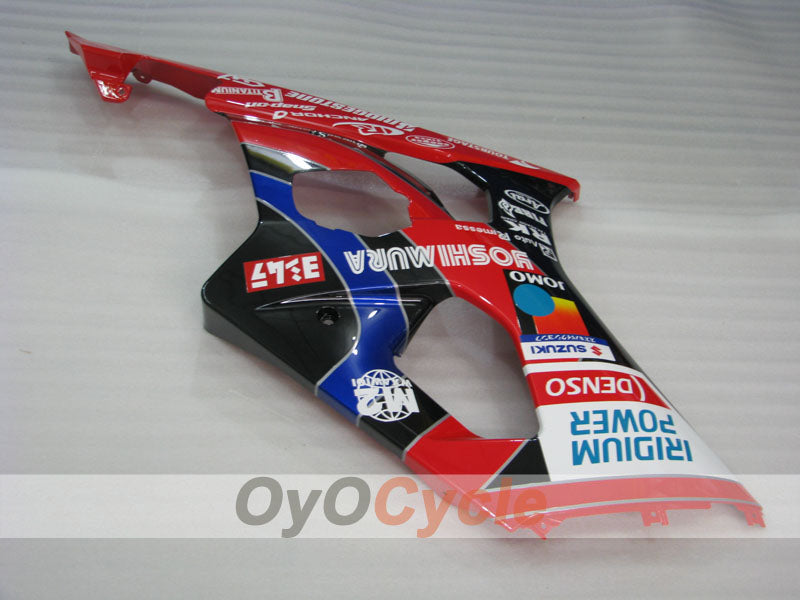 Einspritzverkleidungssatz für GSX R1000 03-04 - Rot, Schwarz - YOSHIMURA #OYO87905497