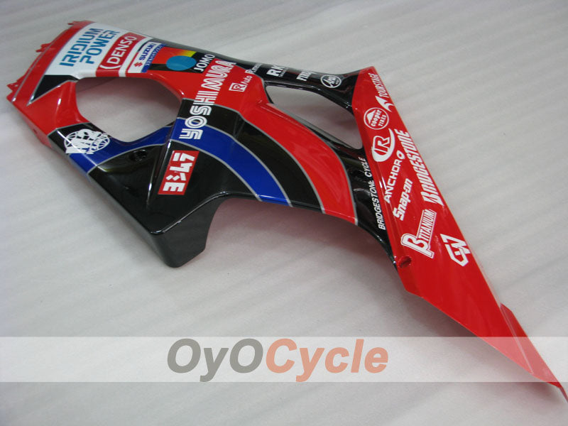 Einspritzverkleidungssatz für GSX R1000 03-04 - Rot, Schwarz - YOSHIMURA #OYO87905497