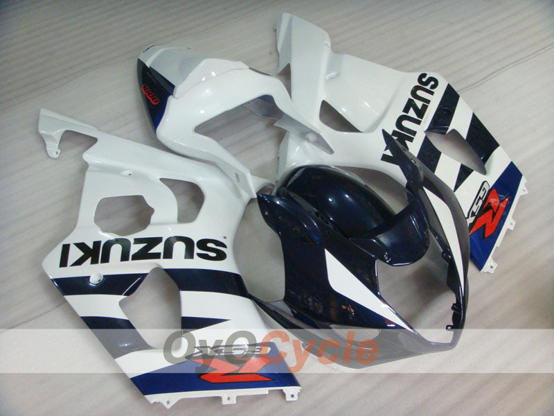 Einspritzverkleidungssatz für GSX R1000 03-04 - Blau, Weiß - Werksstil #OYO87905498