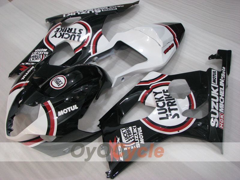 Einspritzverkleidungssatz für GSX R1000 03-04 - Rot, Weiß, Schwarz - Lucky Strike #OYO87905500 Hauptbild