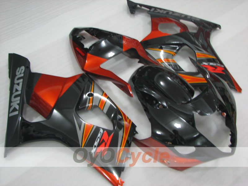 Einspritzverkleidungssatz für GSX R1000 03-04 - Rot, Schwarz - Werksstil #OYO87905502 Hauptbild
