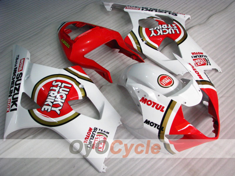 Einspritz-Verkleidungssatz für 03-04 GSX R1000 - Rot, Weiß - Lucky Strike #OYO87905505 Zweitbild