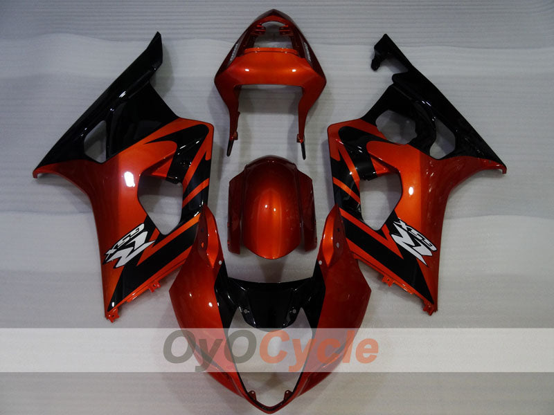 Einspritz-Verkleidungssatz für 03-04 GSX R1000 - Orange, Schwarz - Werksstil #OYO87905507 Zweitbild