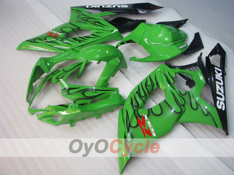 Einspritz-Verkleidungssatz für 05-06 GSX R1000 - Grün - Individuell gestaltet #OYO87905509 Zweitbild