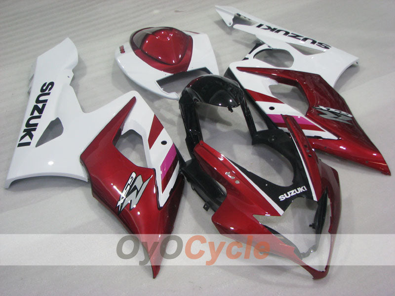 Einspritz-Verkleidungssatz für 05-06 GSX R1000 - Rot, Weiß - Werksstil #OYO87905512 Zweitbild