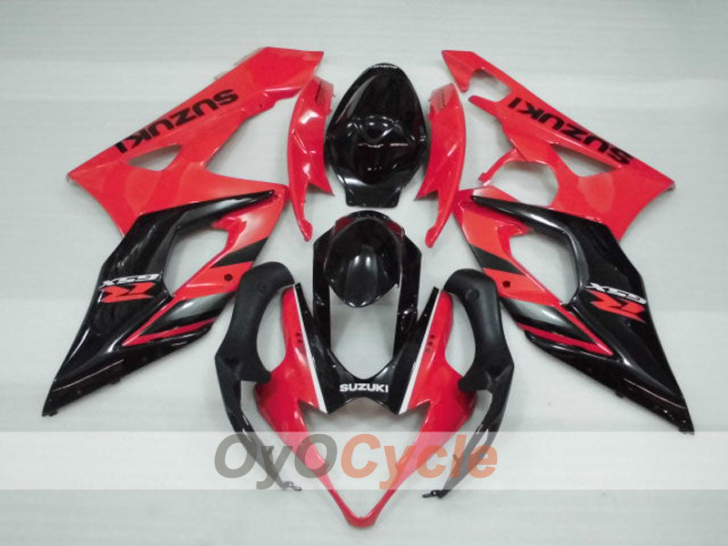 Einspritz-Verkleidungssatz für 05-06 GSX R1000 - Rot, Schwarz - Werksstil #OYO87905514 Zweitbild