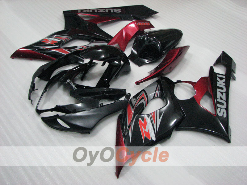Einspritzverkleidungssatz für GSX R1000 05-06 - Rot, Schwarz - Werksdesign #OYO87905515 Hauptbild